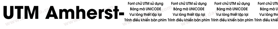 UTM Amherst字体转换